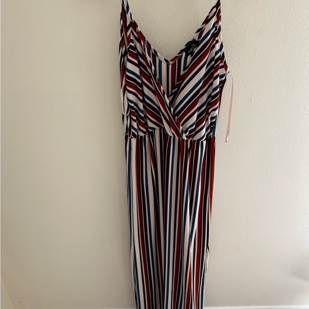 Striped Romper in Red, White, and Blue